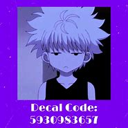 Image result for Anime Roblox Bloxburg Decal ID