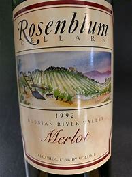 Image result for Rosenblum Mourvedre Appellation Series San Francisco Bay San Francisco Bay