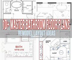 Image result for 10X10 Bathroom Floor Plans