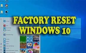 Image result for System Restore Factory Reset