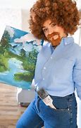 Image result for Pin the Hair On Bob Ross