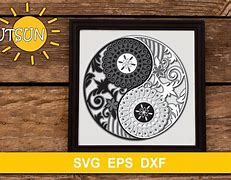 Image result for Ying Yang Mandala SVG