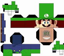 Image result for Papercraft Mario Bros Cubeecraft