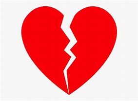 Image result for Simple Broken Heart Clip Art