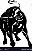 Image result for Black and Gold Bull Clip Art