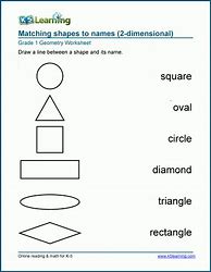 Image result for Grade 1 Worksheets Math Shapes