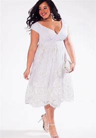 Image result for Plus Size White Party Dresses