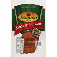 Image result for Skinless Smoked Sausage