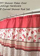 Image result for Delta Curved Shower Curtain Rod Gold