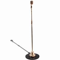 Image result for Gold Microphone with Stand