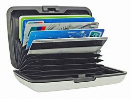 Image result for Metal Push-Up Card Wallet