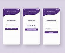 Image result for Forgot Password Mobile UI Design