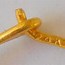 Image result for 24K Gold Earing Hoop Small