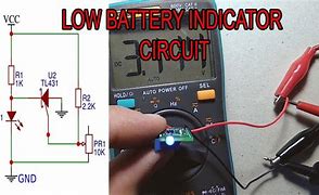 Image result for Low Battery Indicator Circuit with Op-Amp