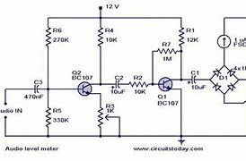 Image result for Audio Level Meter Circuit
