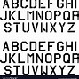 Image result for 65 in Stencil Font