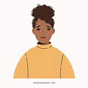 Image result for Clip Art of a Sad Woman