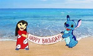 Image result for Disney Stitch Happy Birthday