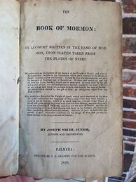 Image result for Title Page of Book of Mormon