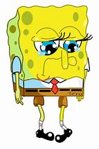 Image result for Spongebob in a Can Shape Sad