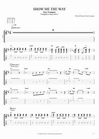 Image result for Show Me the Way Guitar Chords