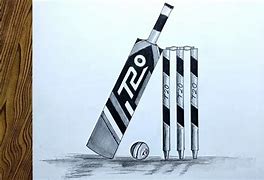 Image result for Cricket Stump Easy Drawing