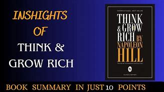 Image result for Think and Grow Rich Summary.pdf