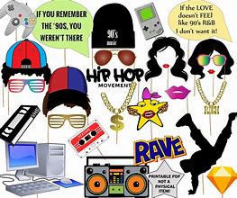 Image result for 90s Party Photobooth Props