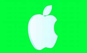 Image result for White Apple Logo On Green Screen