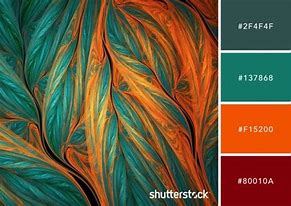 Image result for Teal and Red Color Scheme