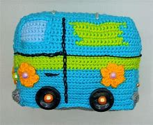 Image result for Mystery Machine Scooby Doo Crochet Tissue Box Pattern