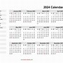 Image result for Free Printable Yearly Calendar 2024