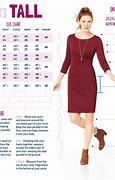 Image result for Tall Women Size Chart