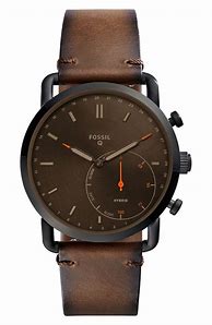 Image result for Fossil Q Smartwatch Leather Strap
