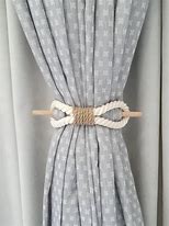 Image result for White Curtain Tie Backs