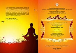 Image result for Yoga Day Invitation Card