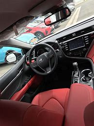 Image result for Toyta Camry XSE Red Interior