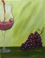 Image result for Wine and Grapes Absract Art