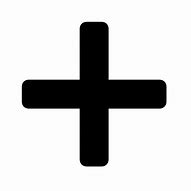 Image result for White Plus Sign Vector
