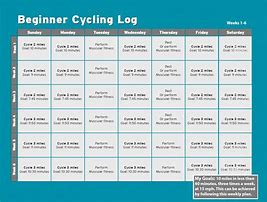 Image result for Cycling Log Template