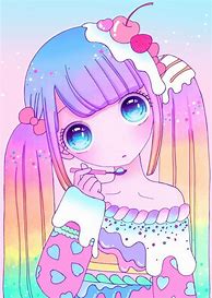 Image result for Pastel Anime Girl Drawing