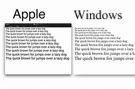 Image result for Mac vs Windows Font Rendering