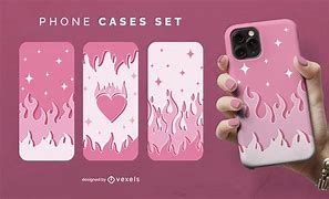 Image result for Pink Fire Phone Cases