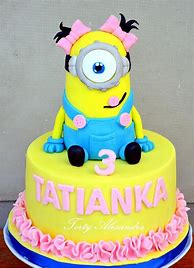 Image result for Minion Cake for Girls