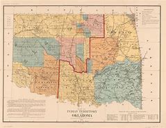 Image result for Oklahoma Indian Tribes Map