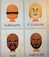 Image result for Black Mii Meme