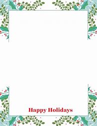 Image result for Christmas Holiday Letter Template