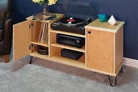 Image result for Record Player Stand Plans
