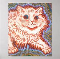 Image result for Psychedelic Cat Poster