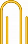 Image result for Yellow Paper Clip Transparent Background
